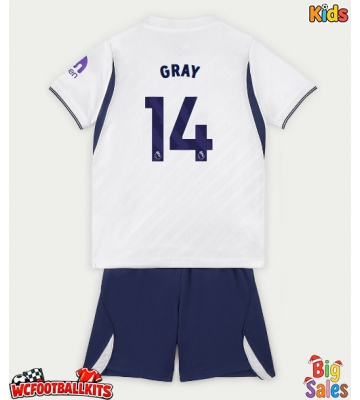 Tottenham Hotspur Archie Gray #14 Replica Home Stadium Kit for Kids 2026-27 Short Sleeve (+ pants)